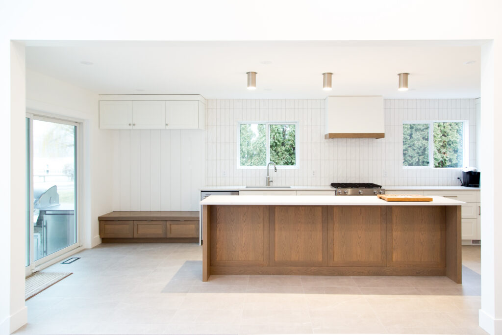 Major home renovation completed by ARG Contracting in Lake Country.